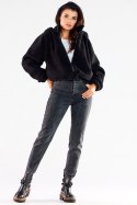 Kurtka Damska Model A533 Black - awama Kurtka Damska Model A533 Black - awama