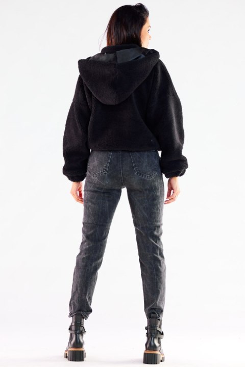 Kurtka Damska Model A533 Black - awama Kurtka Damska Model A533 Black - awama