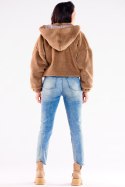 Kurtka Damska Model A533 Brown - awama Kurtka Damska Model A533 Brown - awama