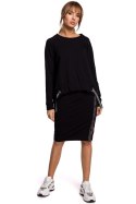 Spódnica Model MOE494 Black - Moe Spódnica Model MOE494 Black - Moe