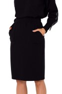 Spódnica Model MOE728 Black - Moe Spódnica Model MOE728 Black - Moe