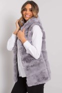 Kamizelka Model TW-KZ-2116.48P Grey - Och Bella Kamizelka Model TW-KZ-2116.48P Grey - Och Bella