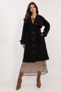 Płaszcz Damski Model TW-PL-BI-2209.71P Black - Och Bella Płaszcz Damski Model TW-PL-BI-2209.71P Black - Och Bella