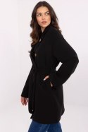 Płaszcz Damski Model TW-PL-BI-28987.85 Black - Och Bella Płaszcz Damski Model TW-PL-BI-28987.85 Black - Och Bella