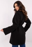 Płaszcz Damski Model TW-PL-BI-28987.85 Black - Och Bella Płaszcz Damski Model TW-PL-BI-28987.85 Black - Och Bella