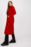 Płaszcz Damski Model TW-PL-BI-5220.63 Dark Red - Och Bella Płaszcz Damski Model TW-PL-BI-5220.63 Dark Red - Och Bella
