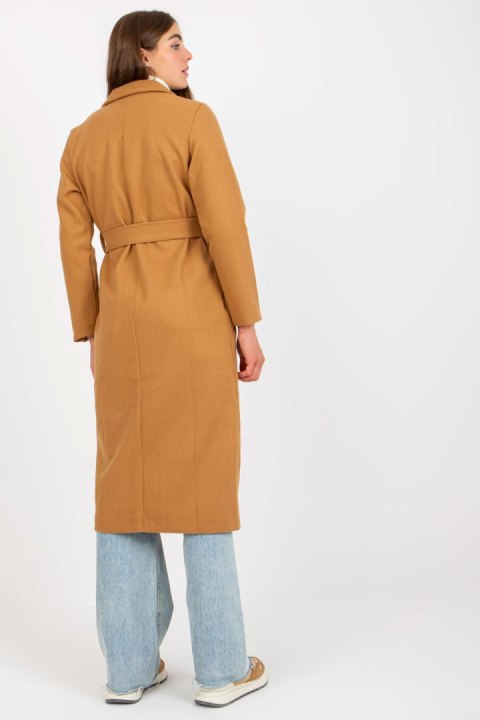 Płaszcz Damski Model TW-PL-BI-5312.32 Camel - Och Bella Płaszcz Damski Model TW-PL-BI-5312.32 Camel - Och Bella
