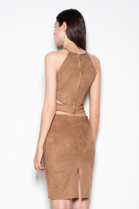 Spódnica Komplet Model VT031 Brown - Venaton Spódnica Komplet Model VT031 Brown - Venaton
