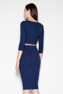 Spódnica Komplet Model VT032 Navy - Venaton Spódnica Komplet Model VT032 Navy - Venaton