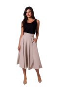 Spódnica Model B265 Beige - BeWear Spódnica Model B265 Beige - BeWear