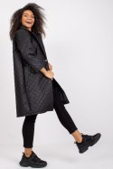 Płaszcz Damska Model EM-PL-655.91 Black - Ex Moda Płaszcz Damska Model EM-PL-655.91 Black - Ex Moda