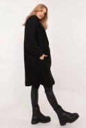Płaszcz Damski Model DHJ-PL-19991.83P Black - Italy Moda Płaszcz Damski Model DHJ-PL-19991.83P Black - Italy Moda