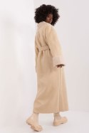 Płaszcz Damski Model LK-PL-509460.00P Beige - Lakerta Płaszcz Damski Model LK-PL-509460.00P Beige - Lakerta