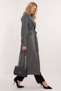 Płaszcz Damski Model LK-PL-509754.42 Dark Grey - Lakerta Płaszcz Damski Model LK-PL-509754.42 Dark Grey - Lakerta