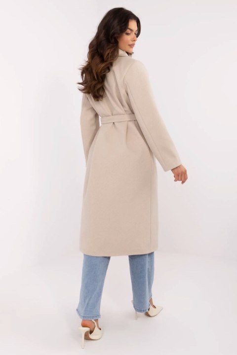 Płaszcz Damski Model MO-PL-1804.00 Beige - Italy Moda Płaszcz Damski Model MO-PL-1804.00 Beige - Italy Moda