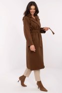 Płaszcz Damski Model MO-PL-1804.00 Brown - Italy Moda Płaszcz Damski Model MO-PL-1804.00 Brown - Italy Moda