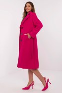 Płaszcz Damski Model MO-PL-1804.00 Fuksja - Italy Moda Płaszcz Damski Model MO-PL-1804.00 Fuksja - Italy Moda