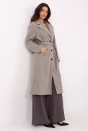 Płaszcz Damski Model MO-PL-1804.00 Grey/Beige - Italy Moda