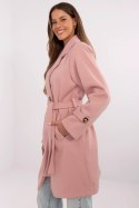 Płaszcz Damski Model MO-PL-5209.87 Dark Pink - Italy Moda Płaszcz Damski Model MO-PL-5209.87 Dark Pink - Italy Moda