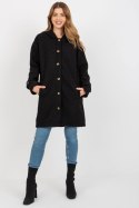 Płaszcz Damski Model RV-PL-8449.98P Black - Relevance Płaszcz Damski Model RV-PL-8449.98P Black - Relevance