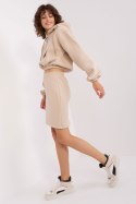 Spódnica Komplet Model EM-KMPL-705.25 Beige - Ex Moda Spódnica Komplet Model EM-KMPL-705.25 Beige - Ex Moda