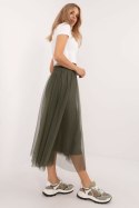 Spódnica Model DHJ-SD-19568.13X Khaki - Italy Moda Spódnica Model DHJ-SD-19568.13X Khaki - Italy Moda