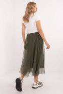 Spódnica Model DHJ-SD-19568.13X Khaki - Italy Moda Spódnica Model DHJ-SD-19568.13X Khaki - Italy Moda