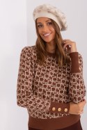 Beret Model AT-CZ-2318.26 Light Beige - AT Beret Model AT-CZ-2318.26 Light Beige - AT