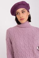 Beret Model AT-CZ-2318.27 Dark Violet - AT Beret Model AT-CZ-2318.27 Dark Violet - AT