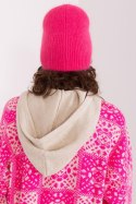 Czapka Model AT-CZ-2328.38P Dark Pink - AT Czapka Model AT-CZ-2328.38P Dark Pink - AT