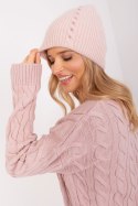 Czapka Model AT-CZ-2328.38P Powder Pink - AT Czapka Model AT-CZ-2328.38P Powder Pink - AT