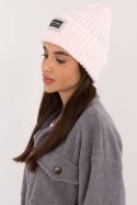 Czapka Model JK-CZ-51.18 Light Pink - Rue Paris Czapka Model JK-CZ-51.18 Light Pink - Rue Paris