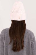 Czapka Model JK-CZ-51.18 Light Pink - Rue Paris Czapka Model JK-CZ-51.18 Light Pink - Rue Paris