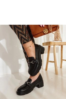 Czarne eko- skórzane mokasyny Grisel - Solea