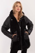 Kurtka Damska Model MBM-KR-F-23301.84 Black - MBM Kurtka Damska Model MBM-KR-F-23301.84 Black - MBM