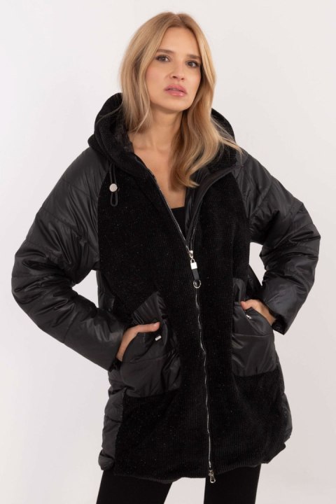 Kurtka Damska Model MBM-KR-F-23301.84 Black - MBM Kurtka Damska Model MBM-KR-F-23301.84 Black - MBM