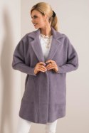 Płaszcz Damski Model MBM-PL-1517.00P Dark Grey - MBM Płaszcz Damski Model MBM-PL-1517.00P Dark Grey - MBM