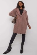 Płaszcz Damski Model MBM-PL-1517.00P Dark Pink - MBM Płaszcz Damski Model MBM-PL-1517.00P Dark Pink - MBM