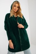 Płaszcz Damski Model MBM-PL-19905-1.96P Dark Green - MBM Płaszcz Damski Model MBM-PL-19905-1.96P Dark Green - MBM