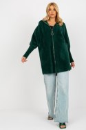 Płaszcz Damski Model MBM-PL-19905-1.96P Dark Green - MBM Płaszcz Damski Model MBM-PL-19905-1.96P Dark Green - MBM