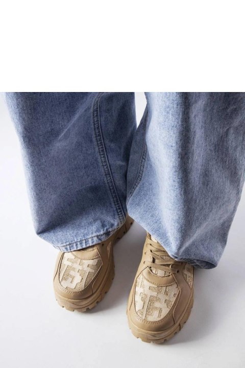 Ciemnobeżowe masywne sneakersy Brunswick - Solea Ciemnobeżowe masywne sneakersy Brunswick - Solea