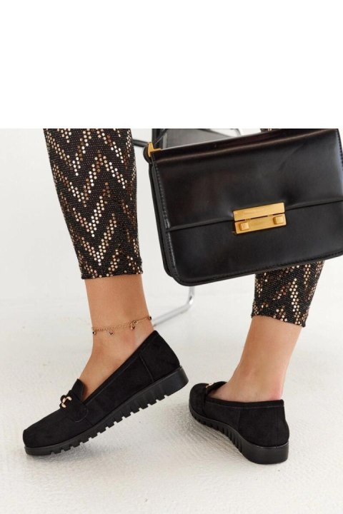 Czarne zamszowe mokasyny Prussia - Solea