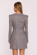 Sukienka Model MOE869 Grafit - Moe