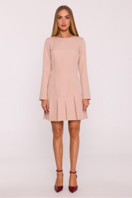 Sukienka Model MOE872 Beige - Moe