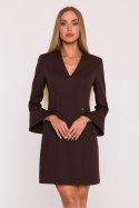 Sukienka Model MOE876 Brown - Moe