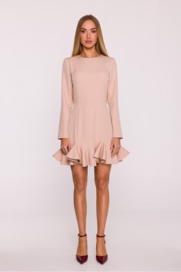 Sukienka Model MOE880 Beige - Moe