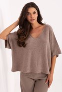 Sweter Damski Model IT-SW-2202.52 Dark Beige - Italy Moda