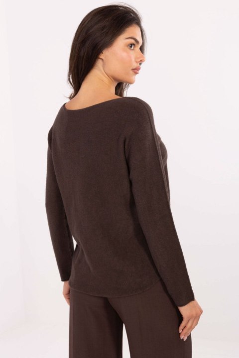 Sweter Damski Model IT-SW-2219.63 Dark Brown - Italy Moda