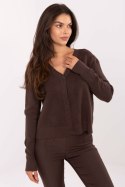 Sweter Damski Model IT-SW-98300.69 Dark Brown - Italy Moda