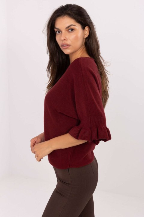 Sweter Damski Model IT-SW-99244.65 Bordo - Italy Moda